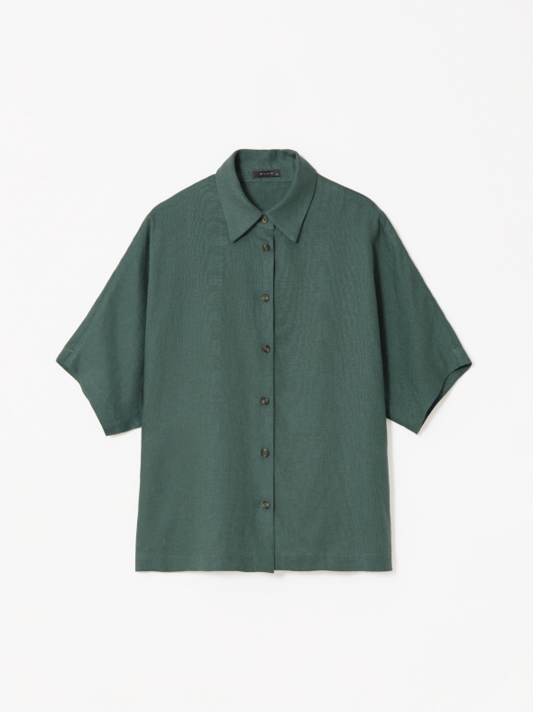 Рубашка B3017/agave