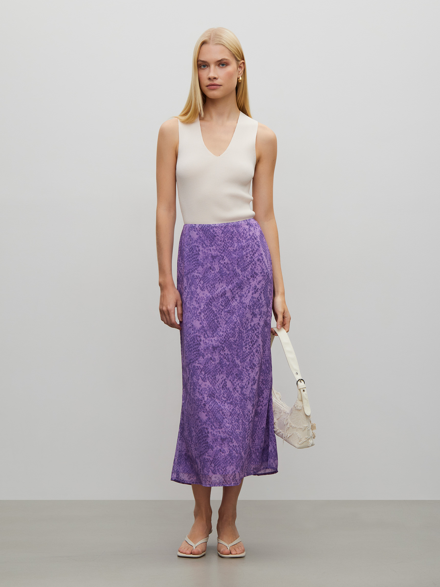 Юбка а-силуэта из 100 вискозы 3790₽