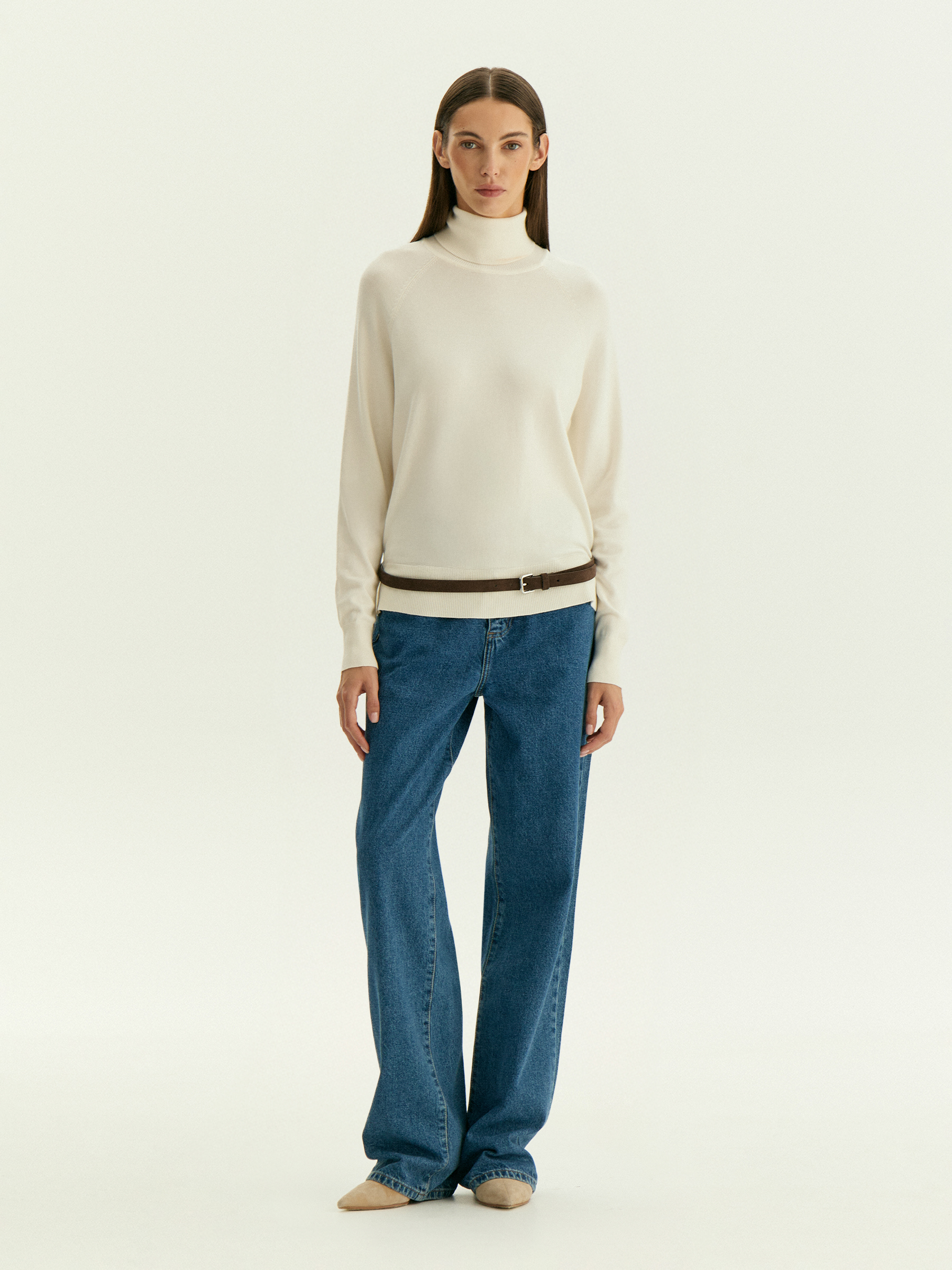 Водолазка из вискозы с добавлением шерсти 6990₽