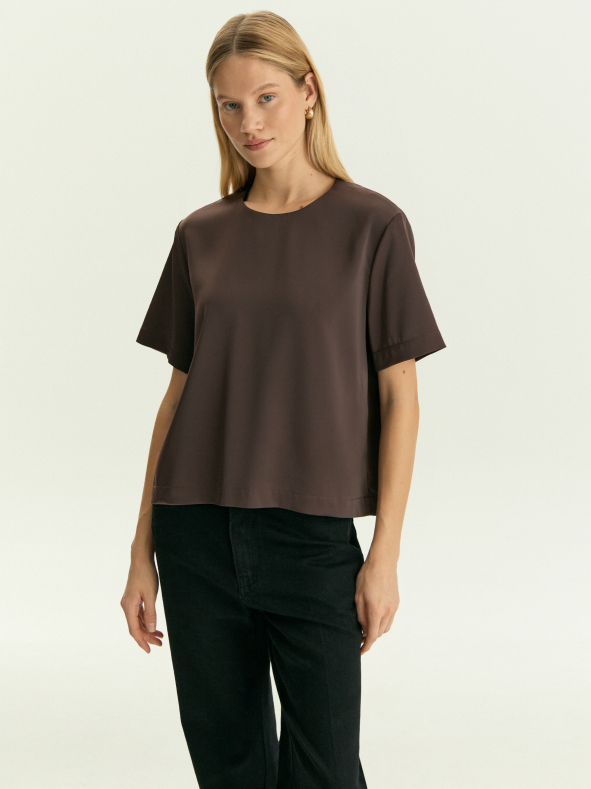 Блузка с коротким рукавом