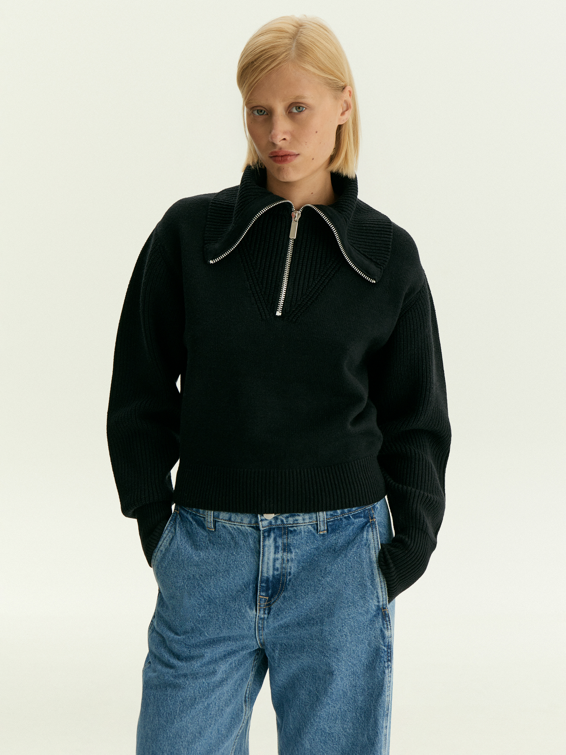 Свитер с отложным воротником 5990₽