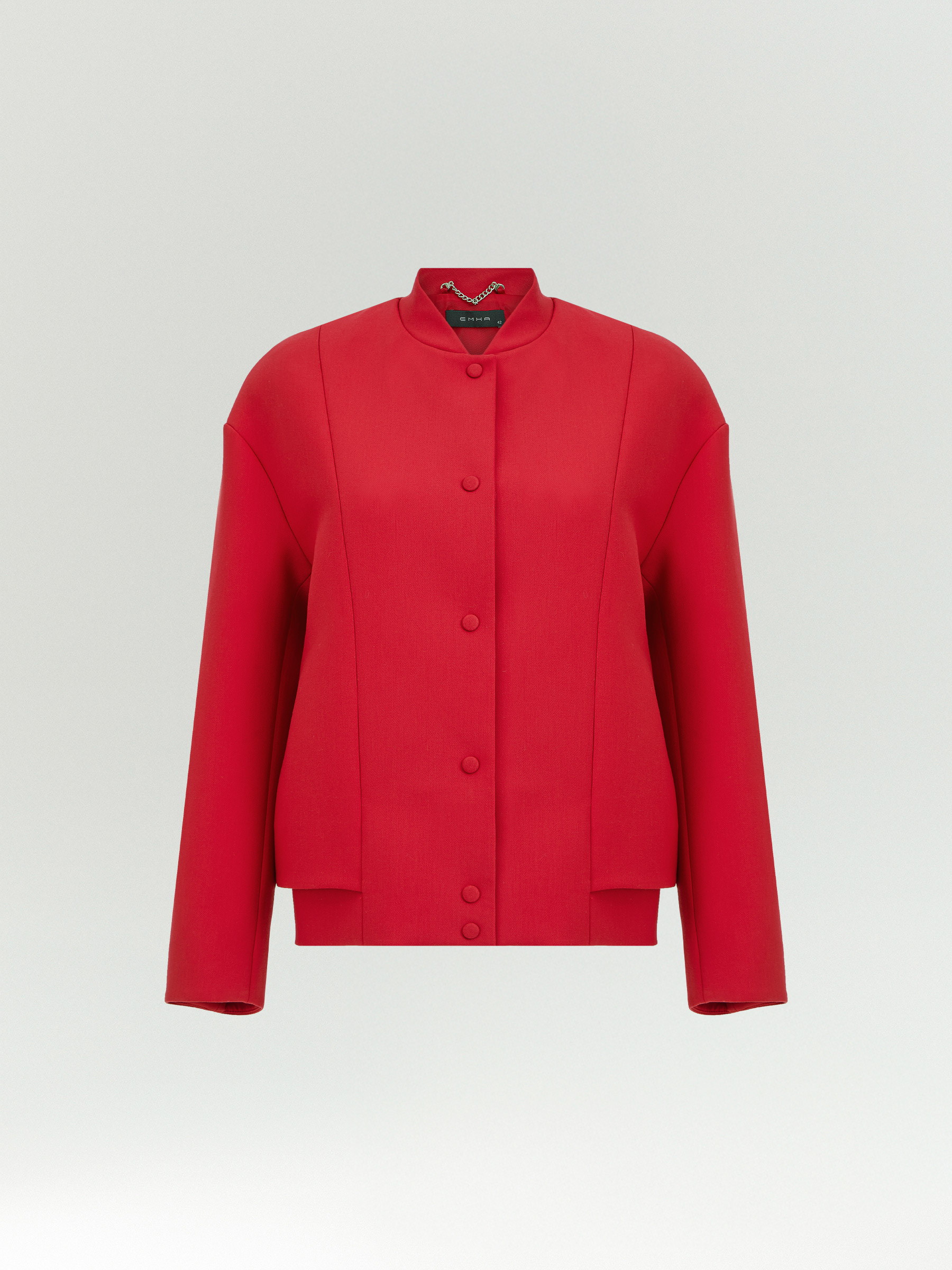 Бомбер из костюмной ткани 17390₽