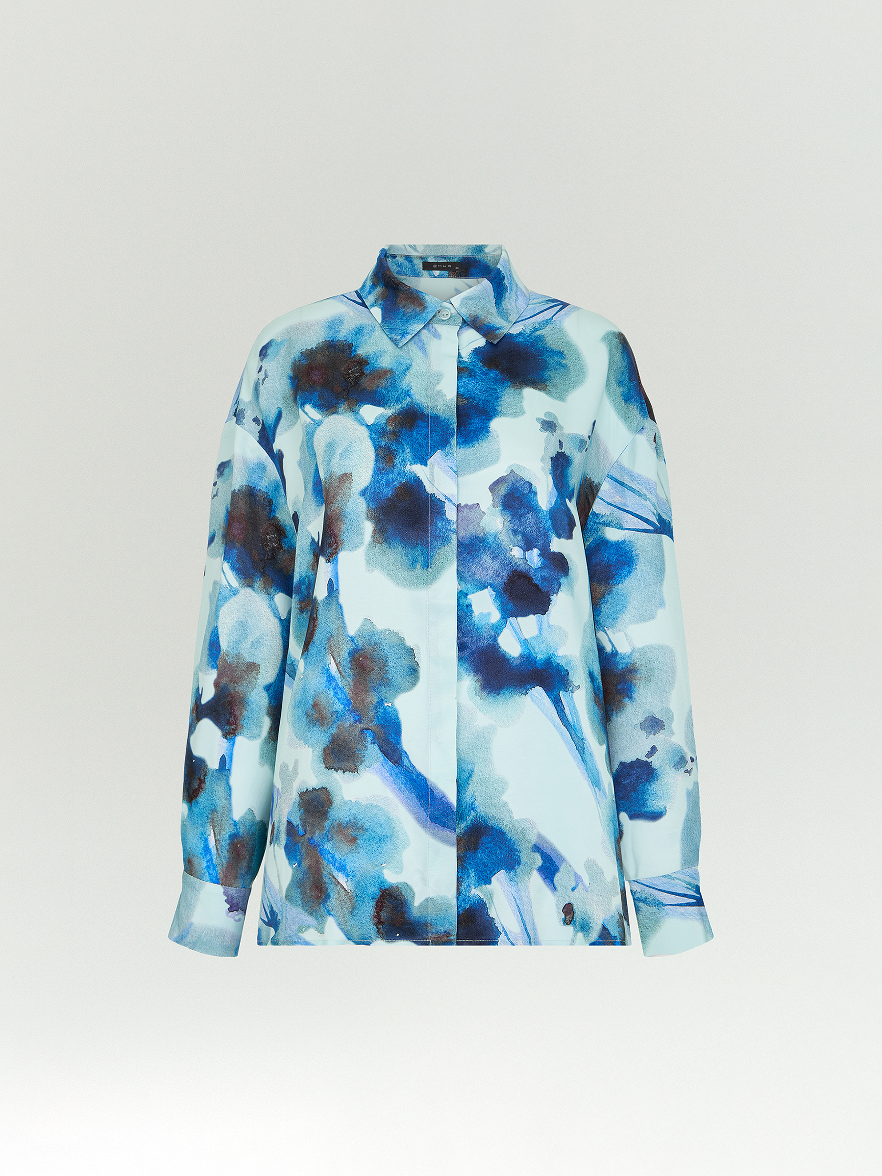 Рубашка из 100 вискозы с принтом 5590₽