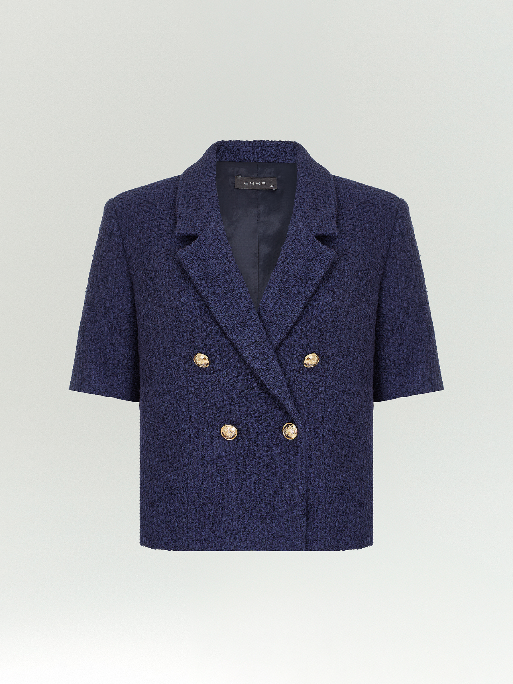 Двубортный жакет из твида 14690₽