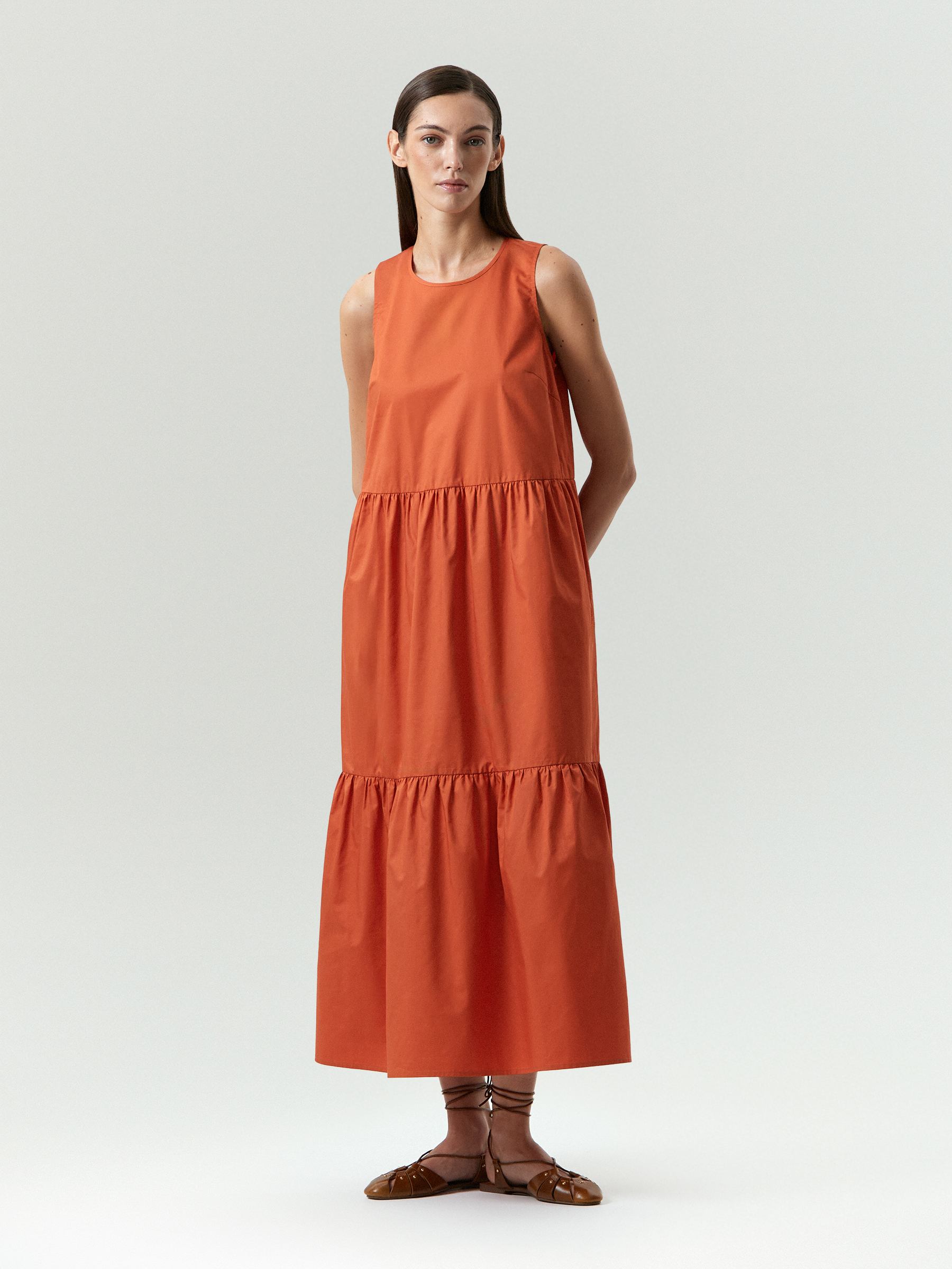 Платье миди из 100 хлопка 10790₽