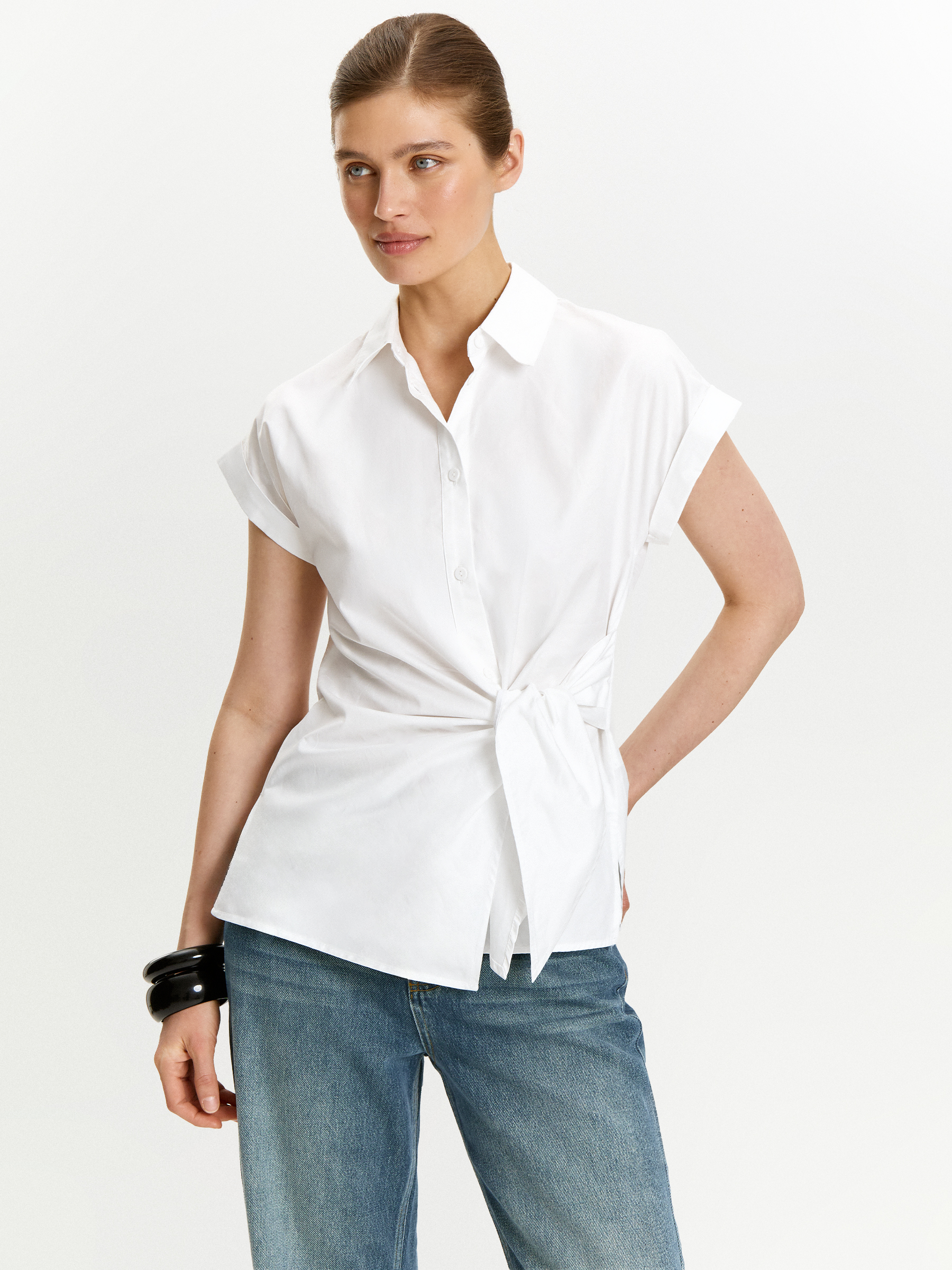 Рубашка с коротким рукавом из 100 хлопка 13990₽