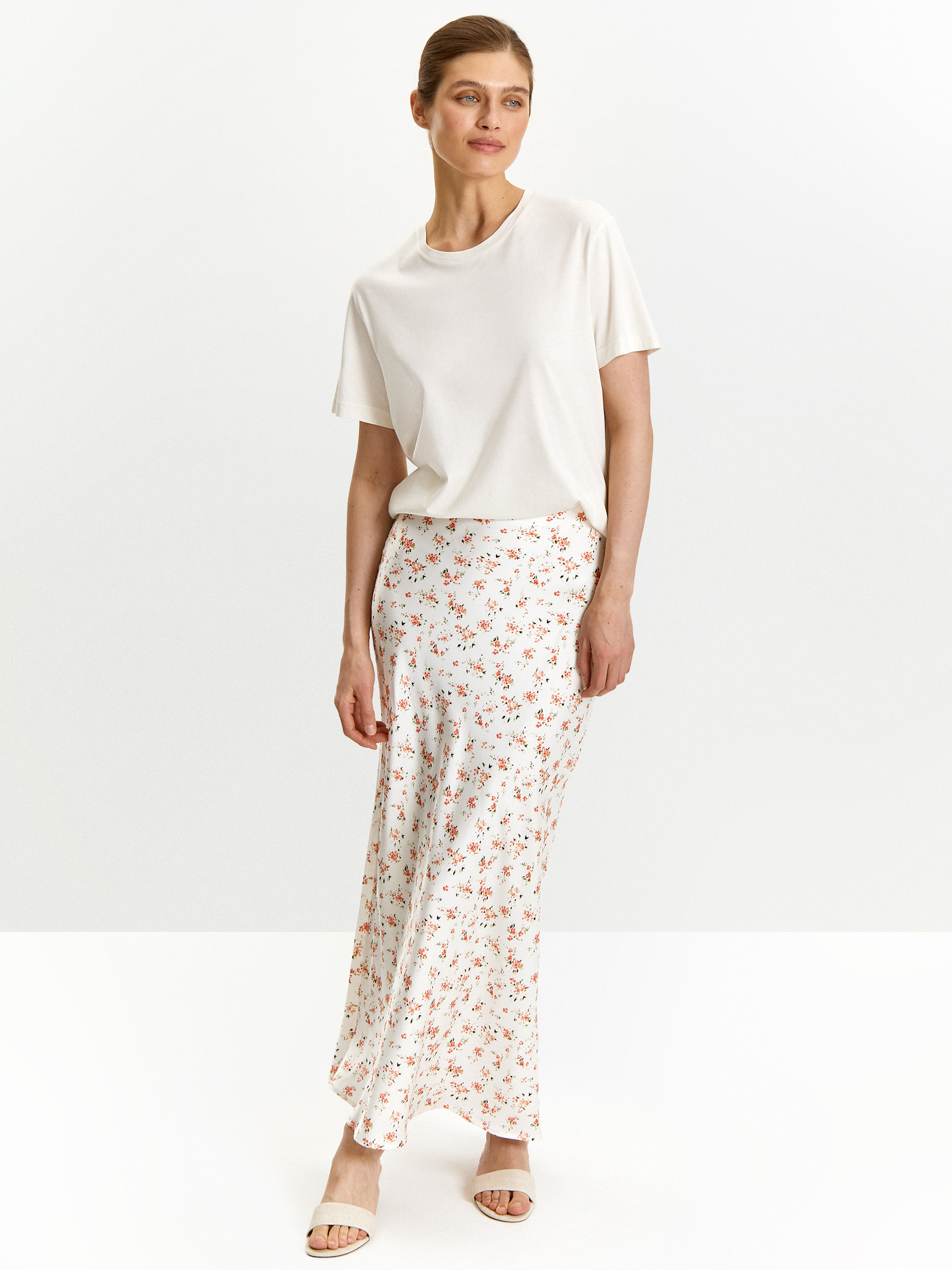 Юбка макси с цветочным принтом из 100 японской вискозы 10990₽