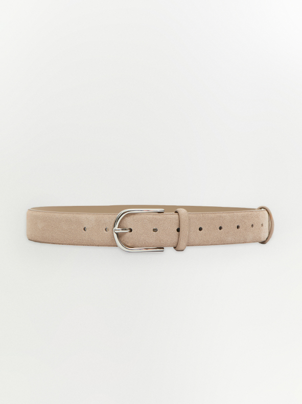 Ремень из натуральной замши