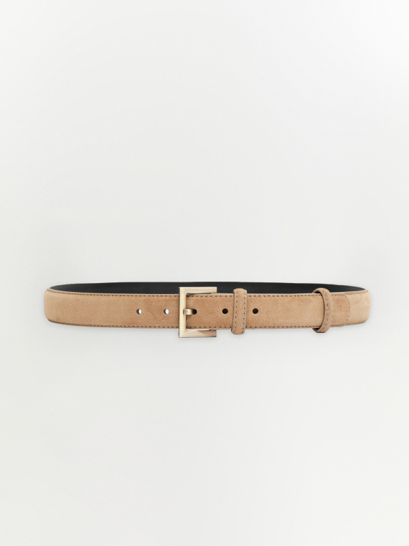 Ремень из натуральной замши