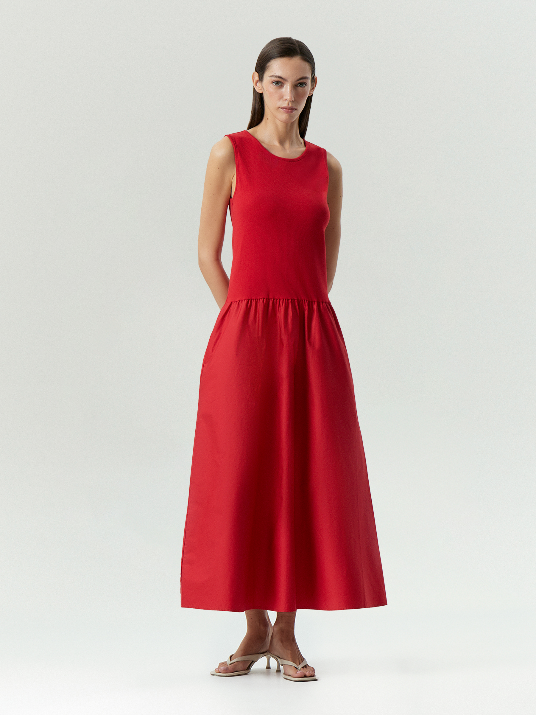 Платье макси из 100 хлопка 17990₽