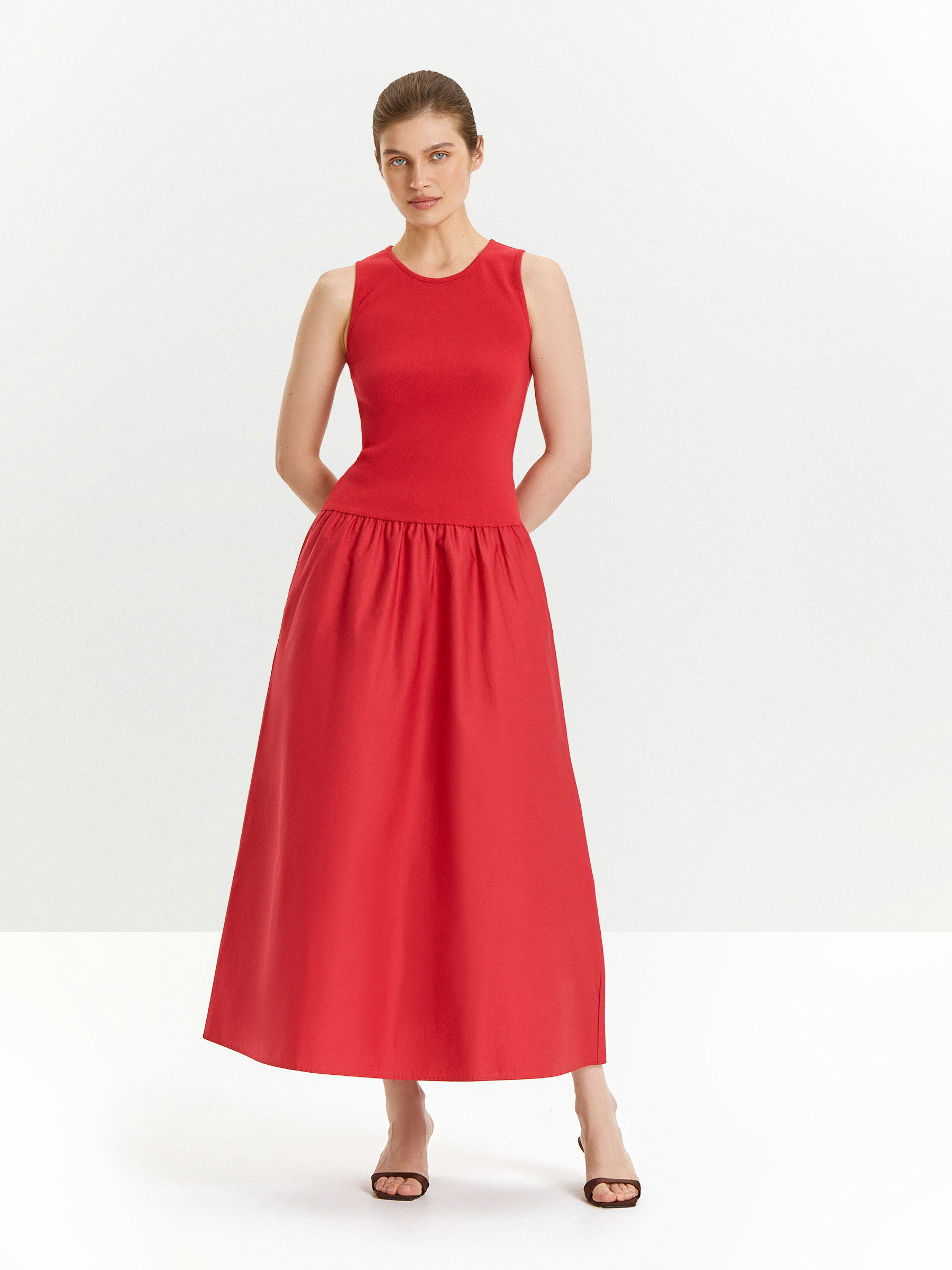 Платье макси из 100 хлопка 15990₽