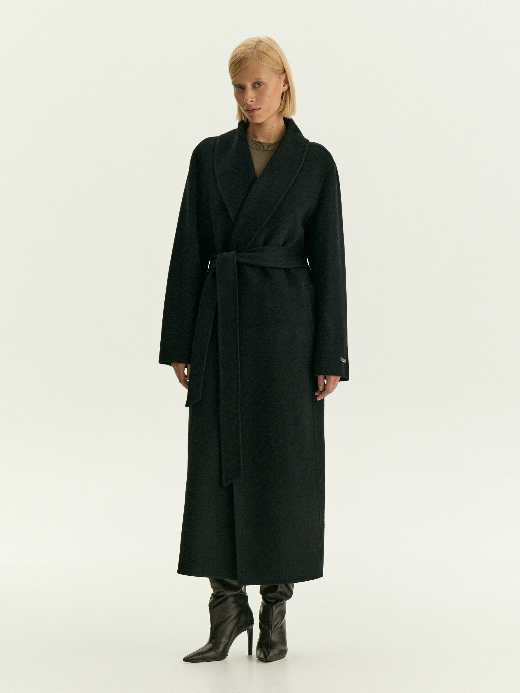 Пальто на запах 30590₽