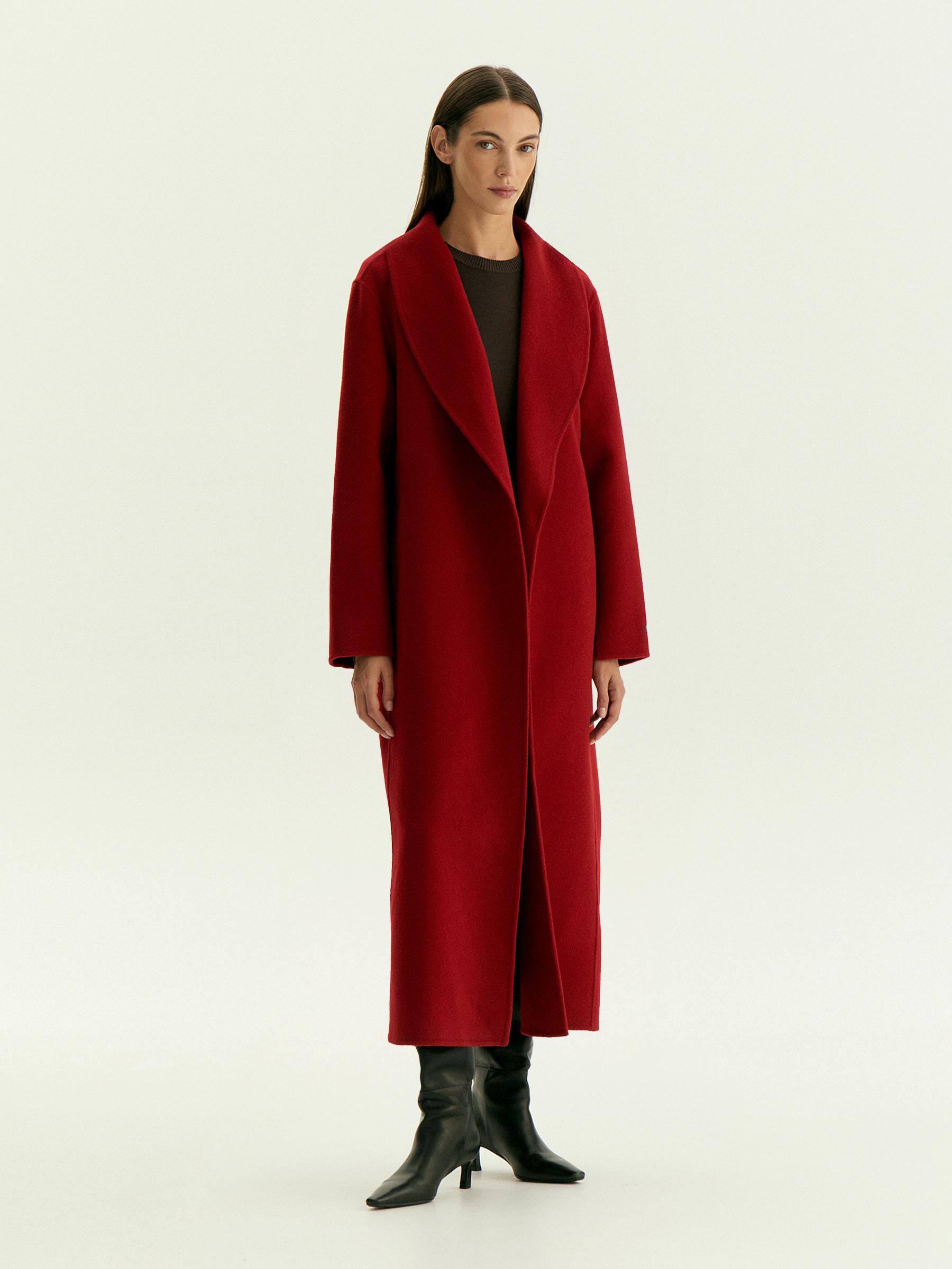 Пальто на запах 30590₽