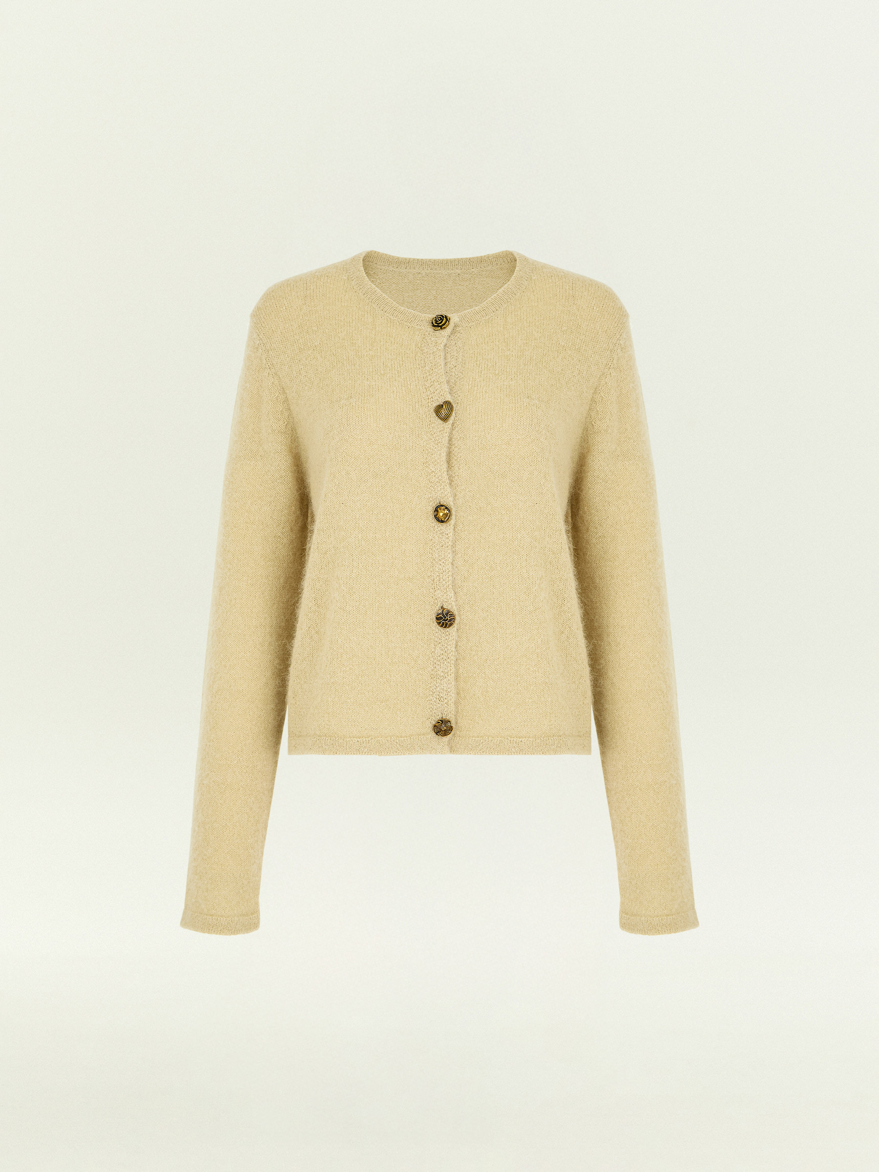 Кардиган из шерсти альпаки 12590₽