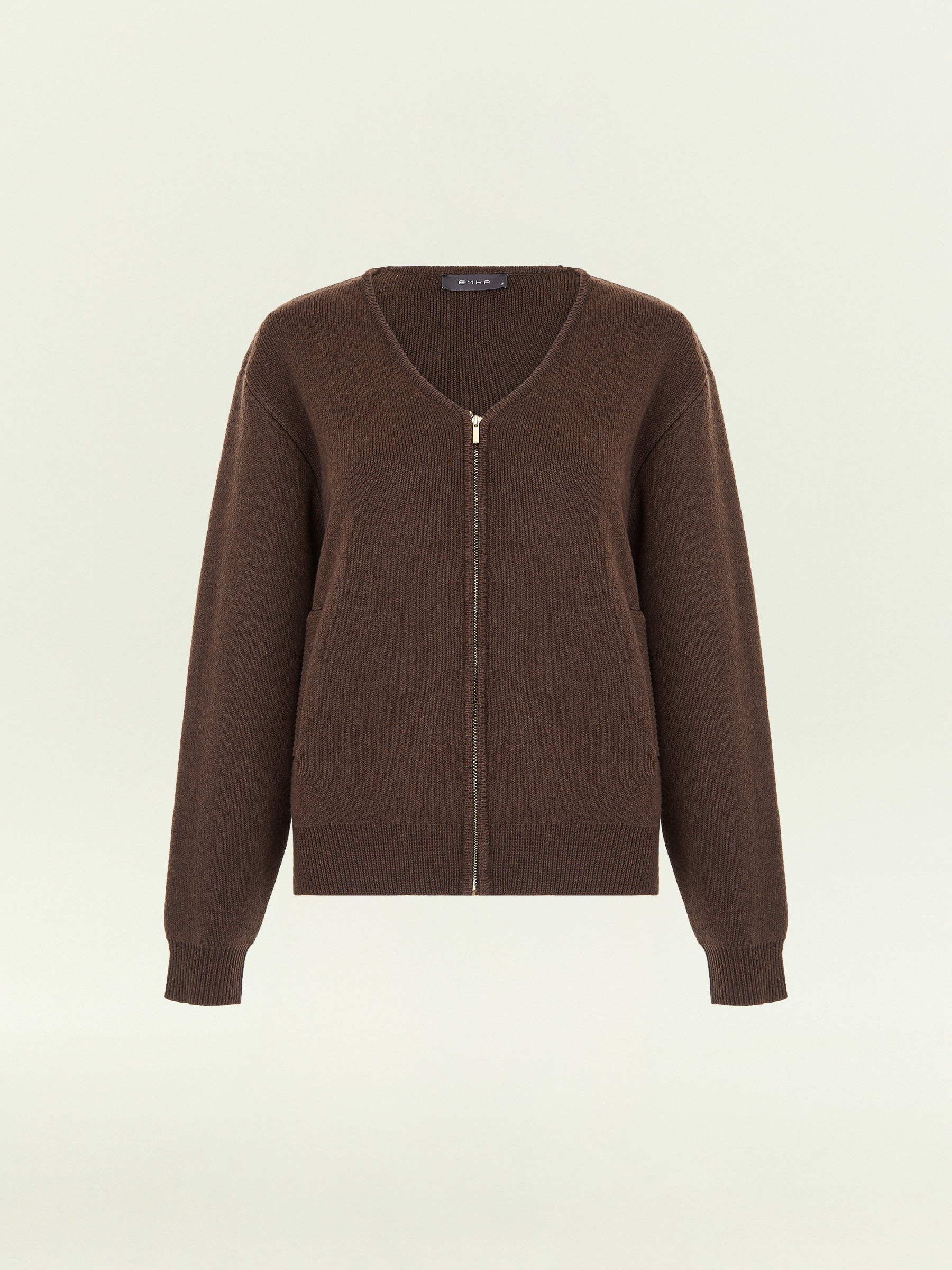 Кардиган на молнии с шерстью 14990₽