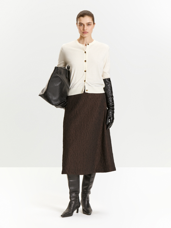 Кардиган с содержанием шерсти