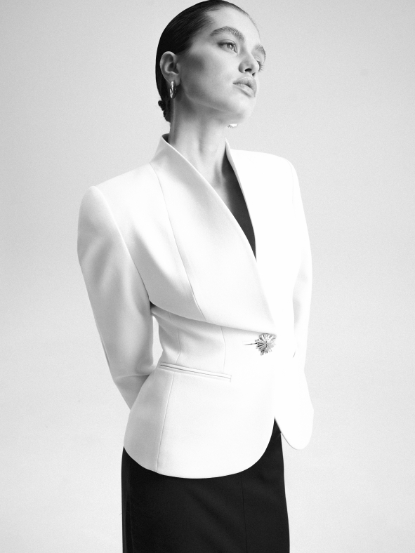 Жакет без лацканов