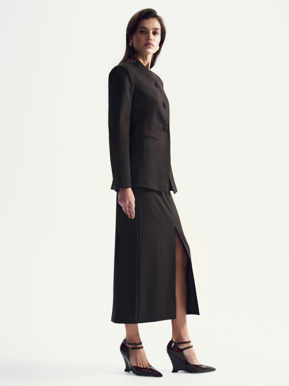 Юбка S1075/brownie