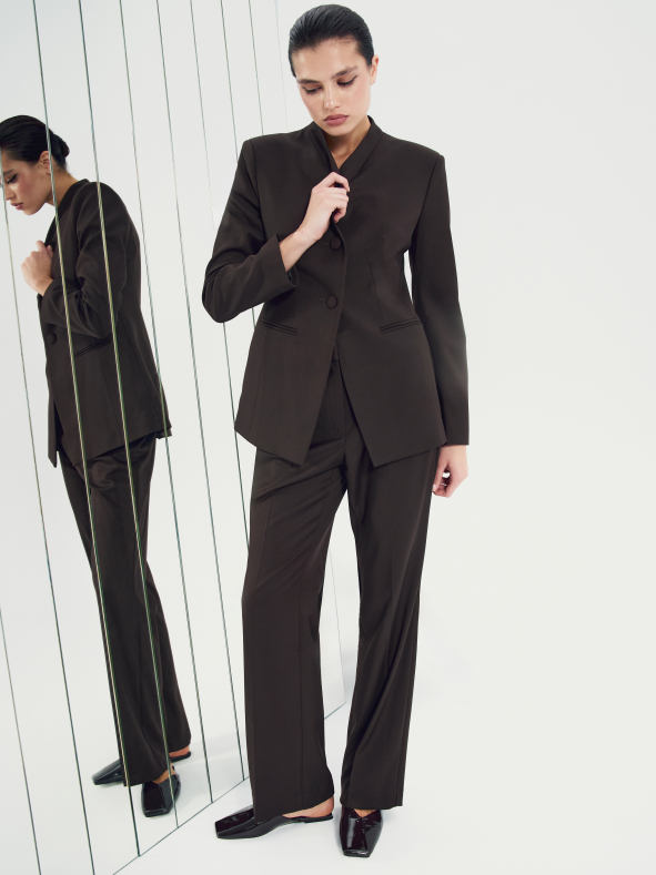 Брюки D483/brownie