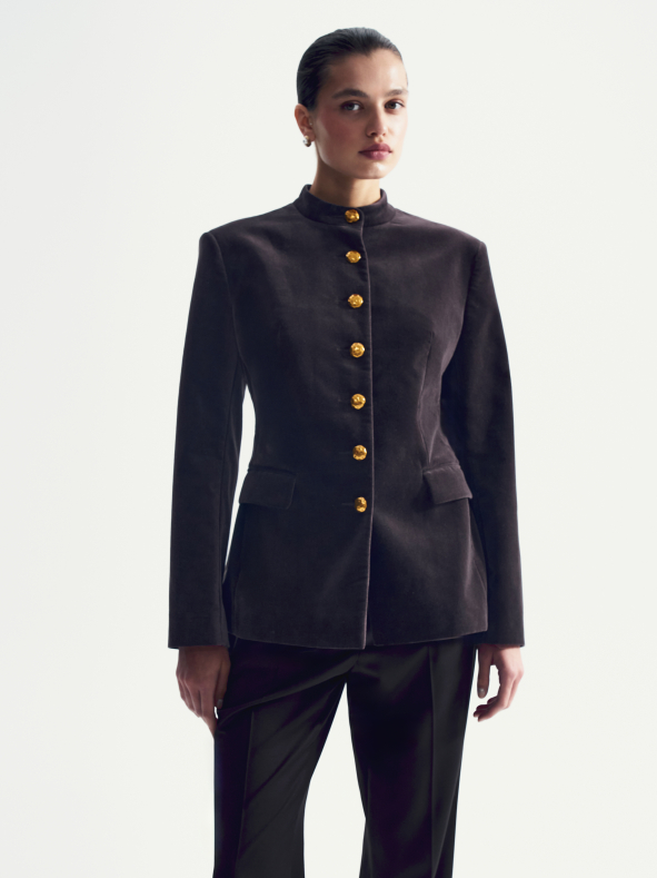 Жакет без лацканов