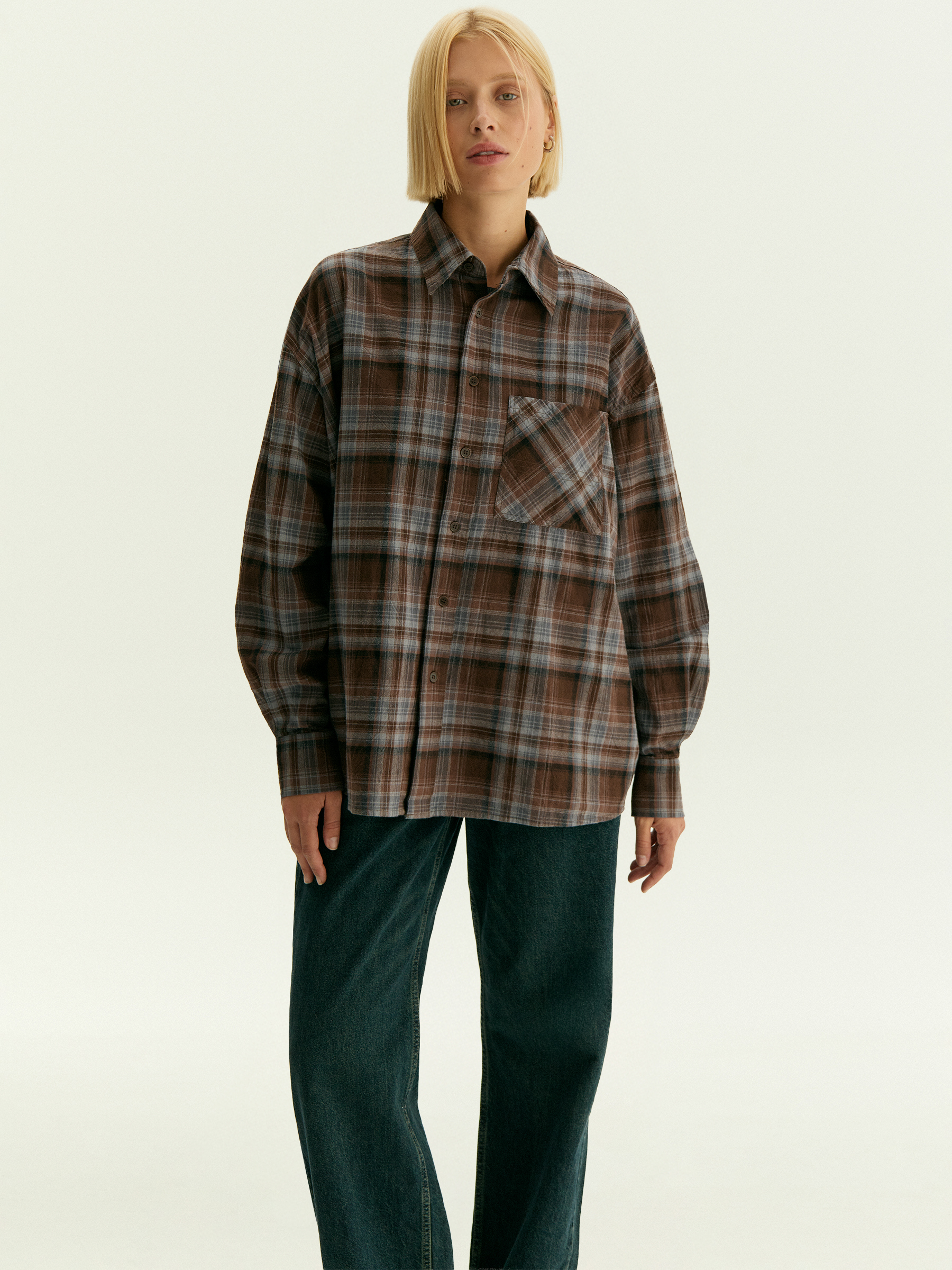 Рубашка из хлопка Оксфорд 10490₽