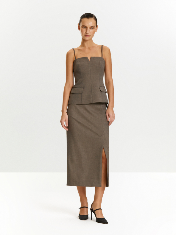 Юбка с поясом