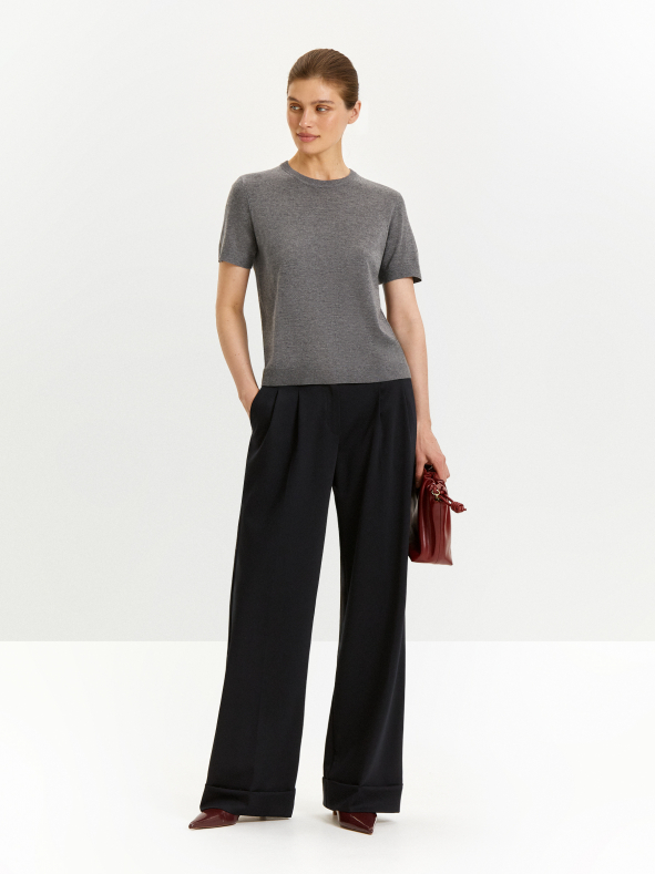 брюки широкого кроя