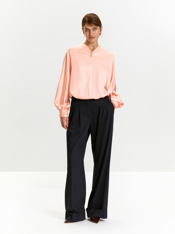 Брюки широкого кроя