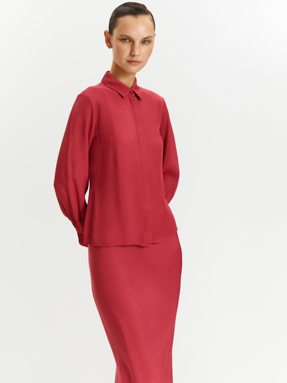 Рубашка приталенного кроя