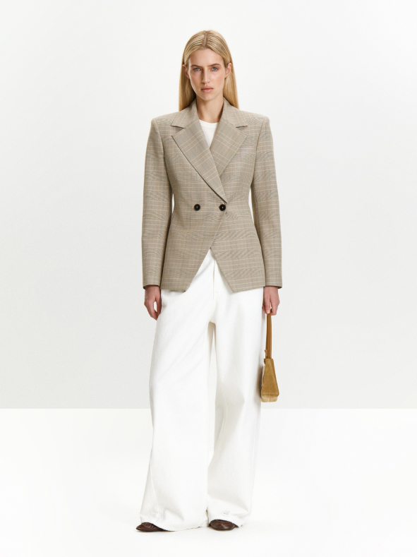 Жакет в клетку