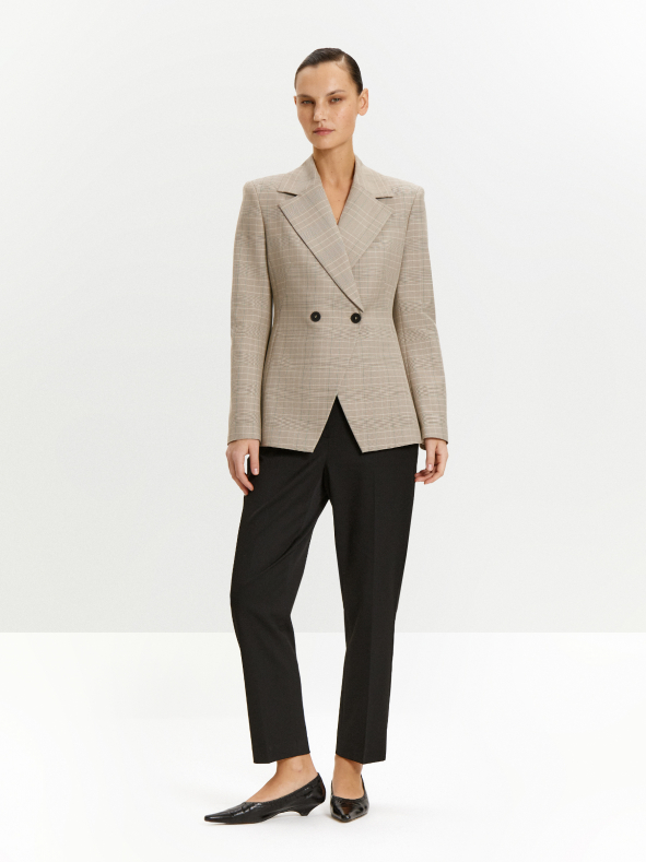 Жакет в клетку