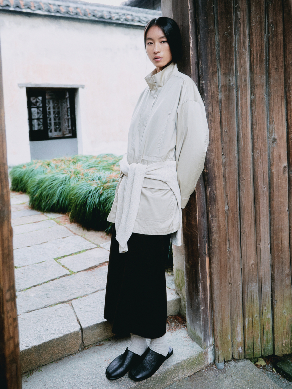 Плащ на молнии