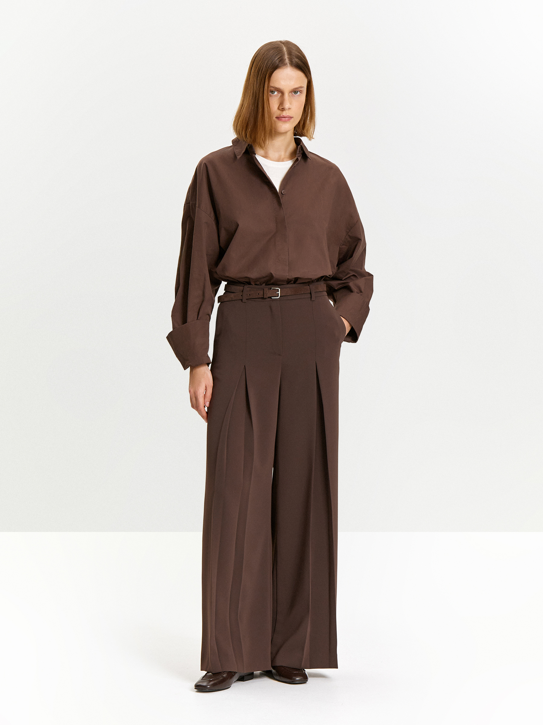 Брюки широкого кроя 16990₽