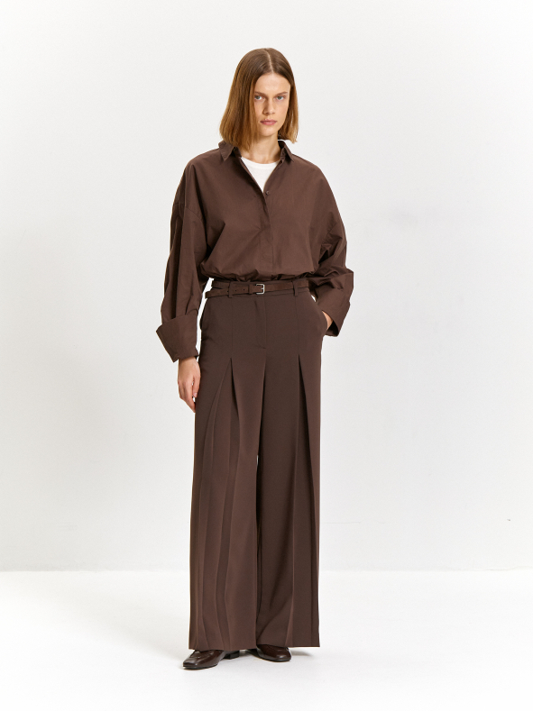 Брюки широкого кроя