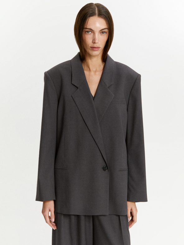 Жакет прямого кроя