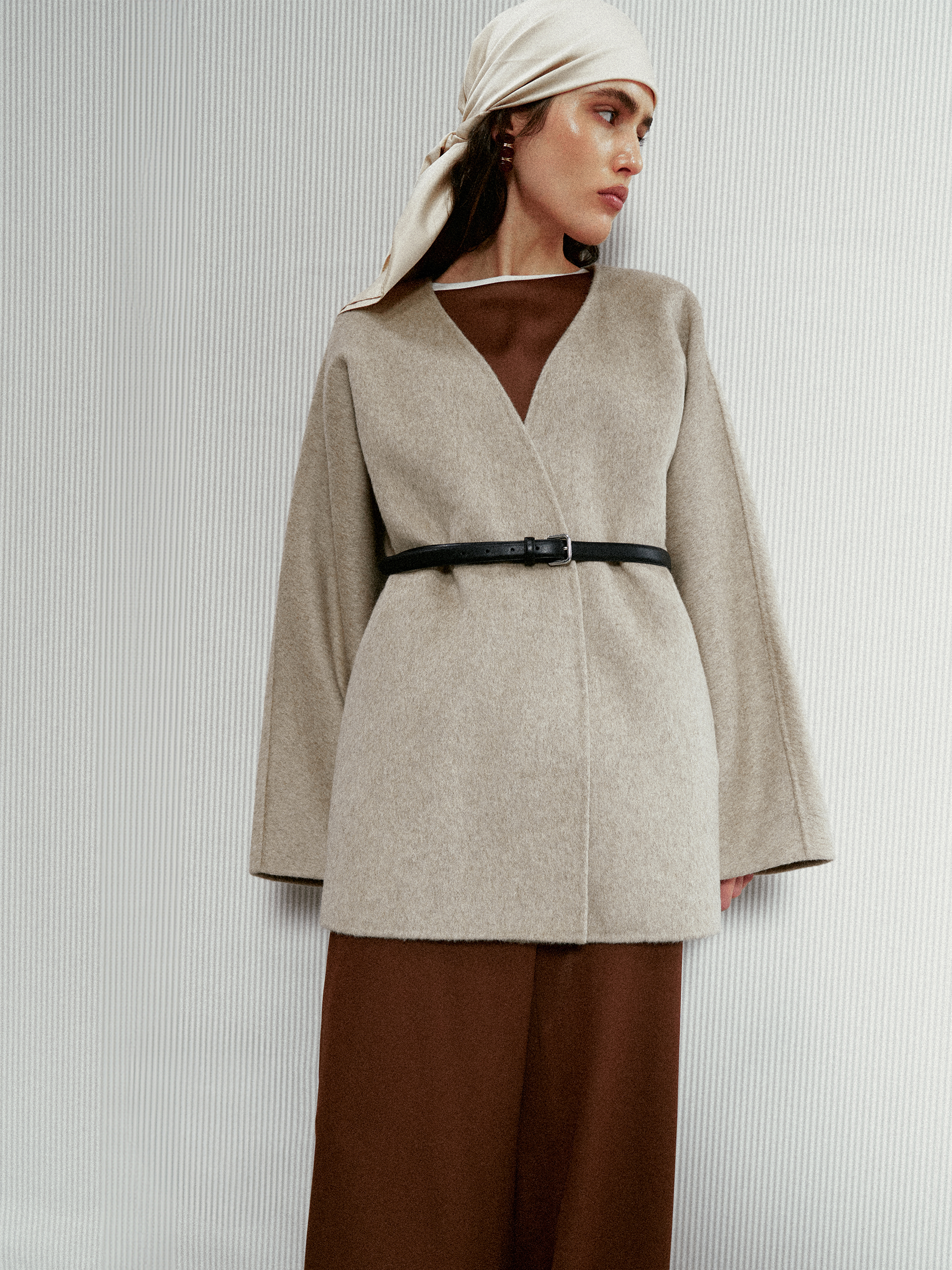 Полупальто из шерсти 36990₽