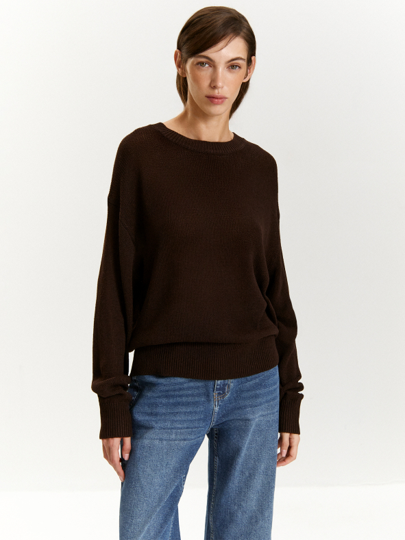 Джемпер с содержанием льна