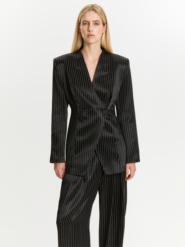 Жакет без лацканов