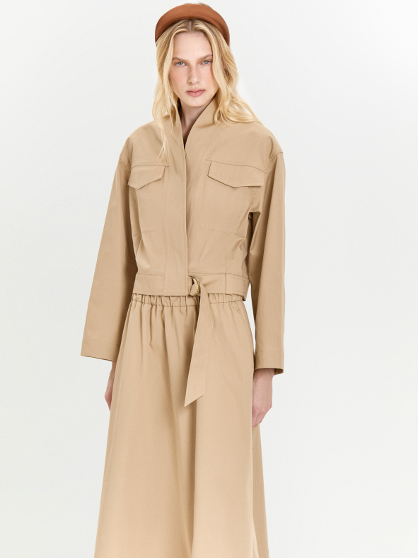 Куртка с поясом