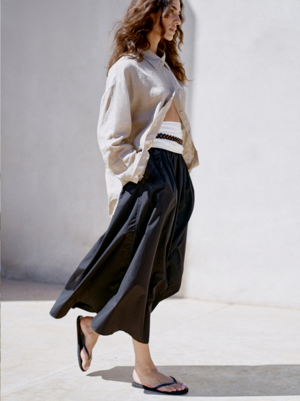 Юбка А-силуэта