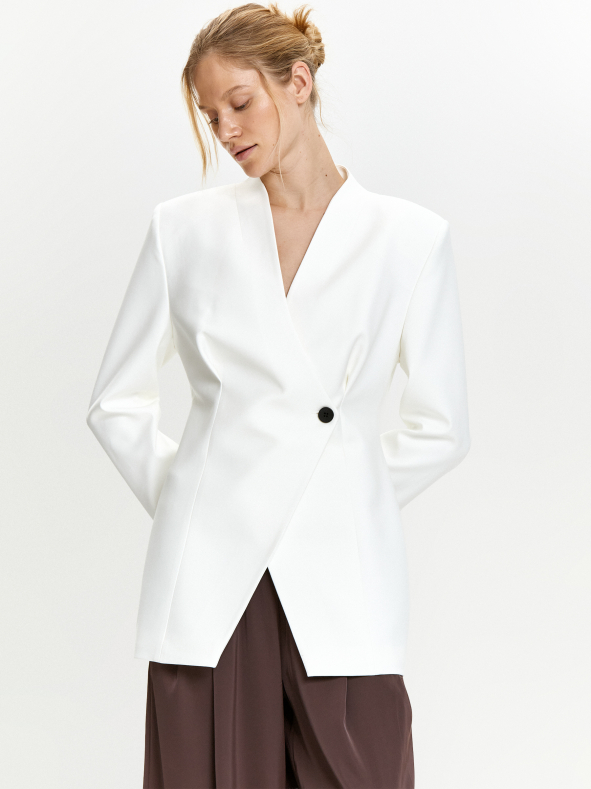 Жакет без лацканов