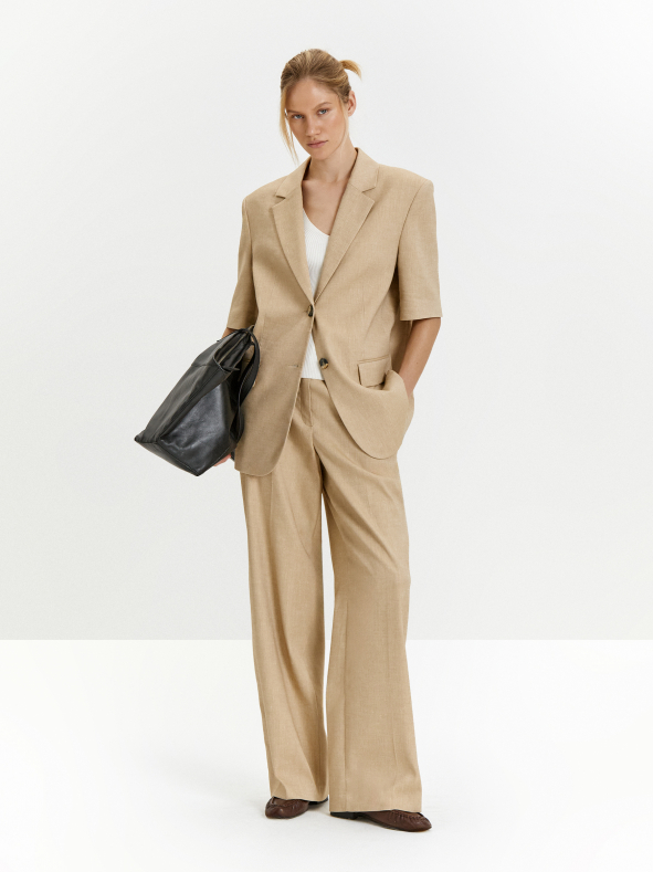 брюки широкого кроя