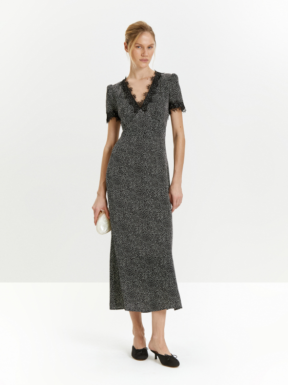 платье в горох