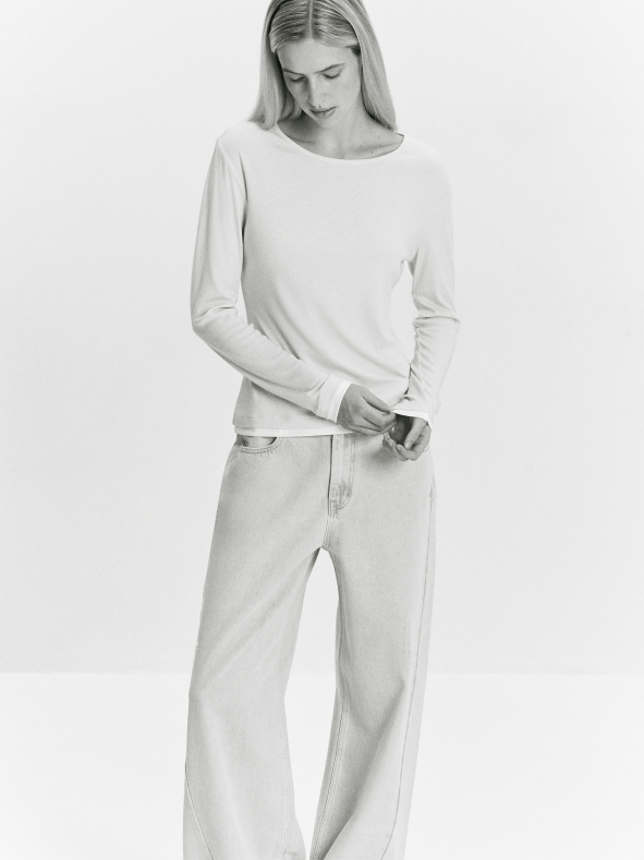 Лонгслив B3004/cendre