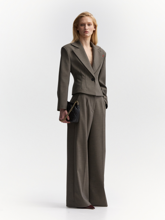 Брюки D528/choco