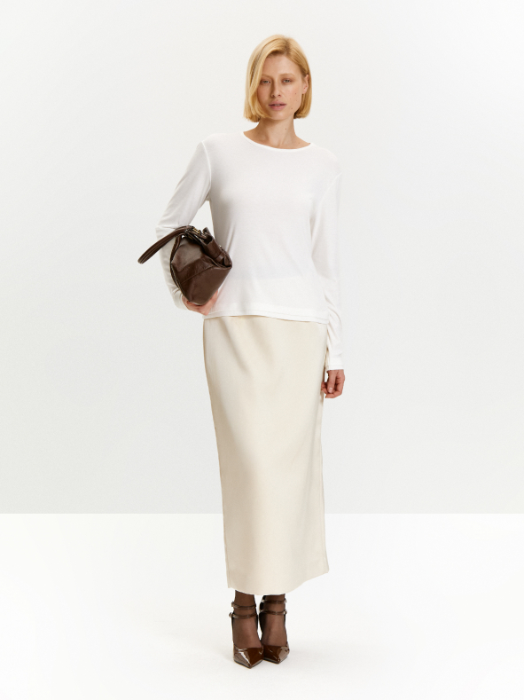 Юбка прямого кроя