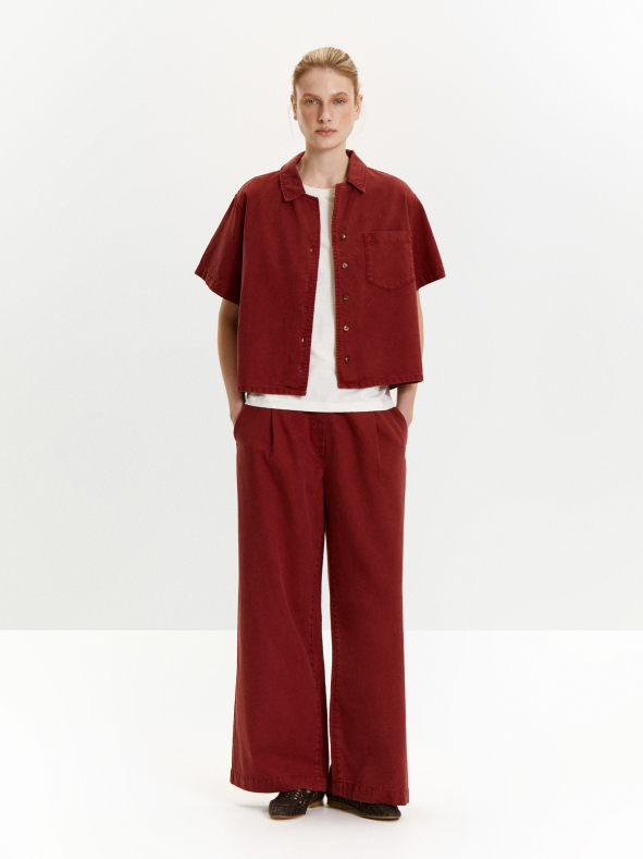 брюки широкого кроя