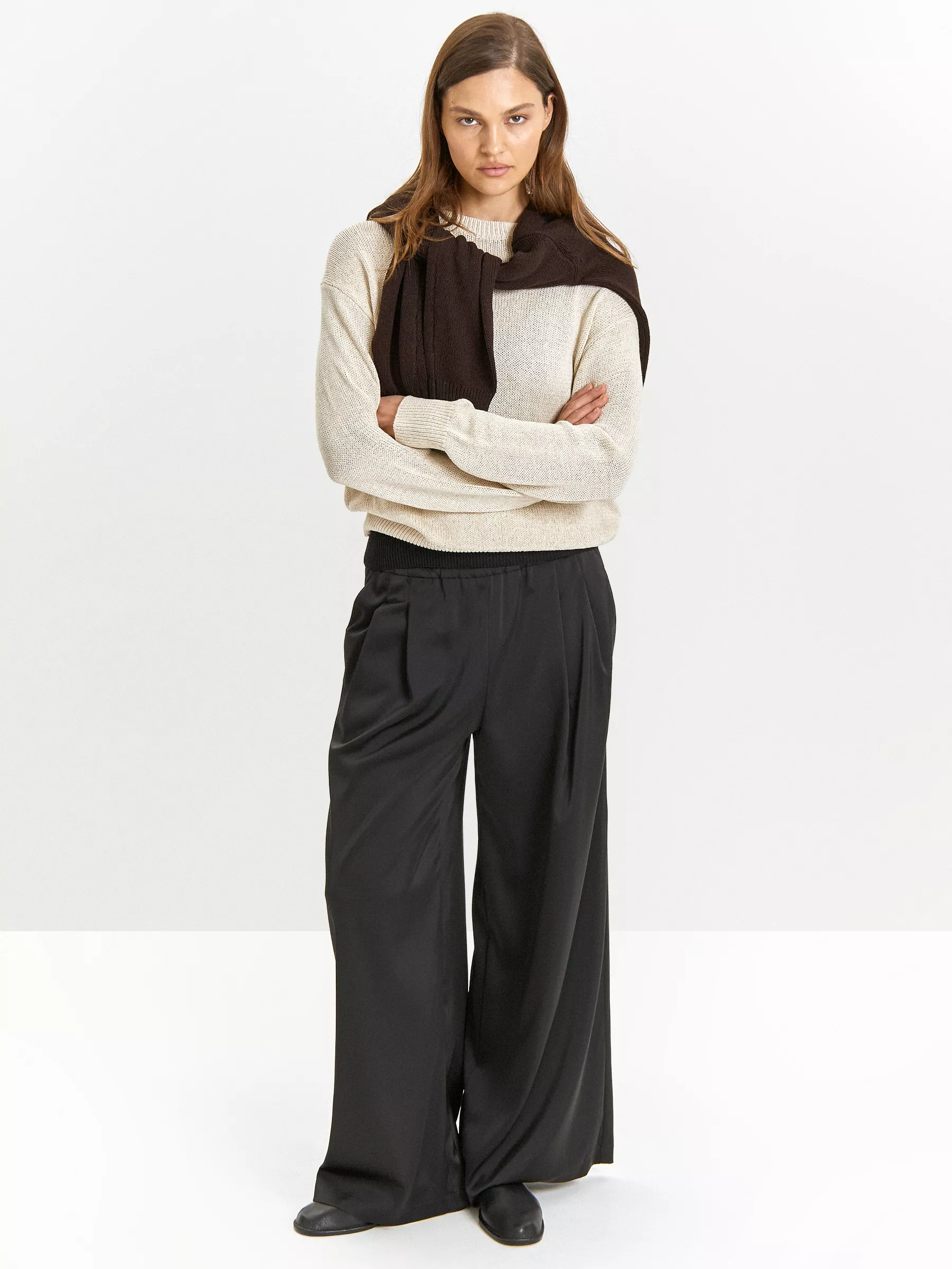 брюки широкого кроя