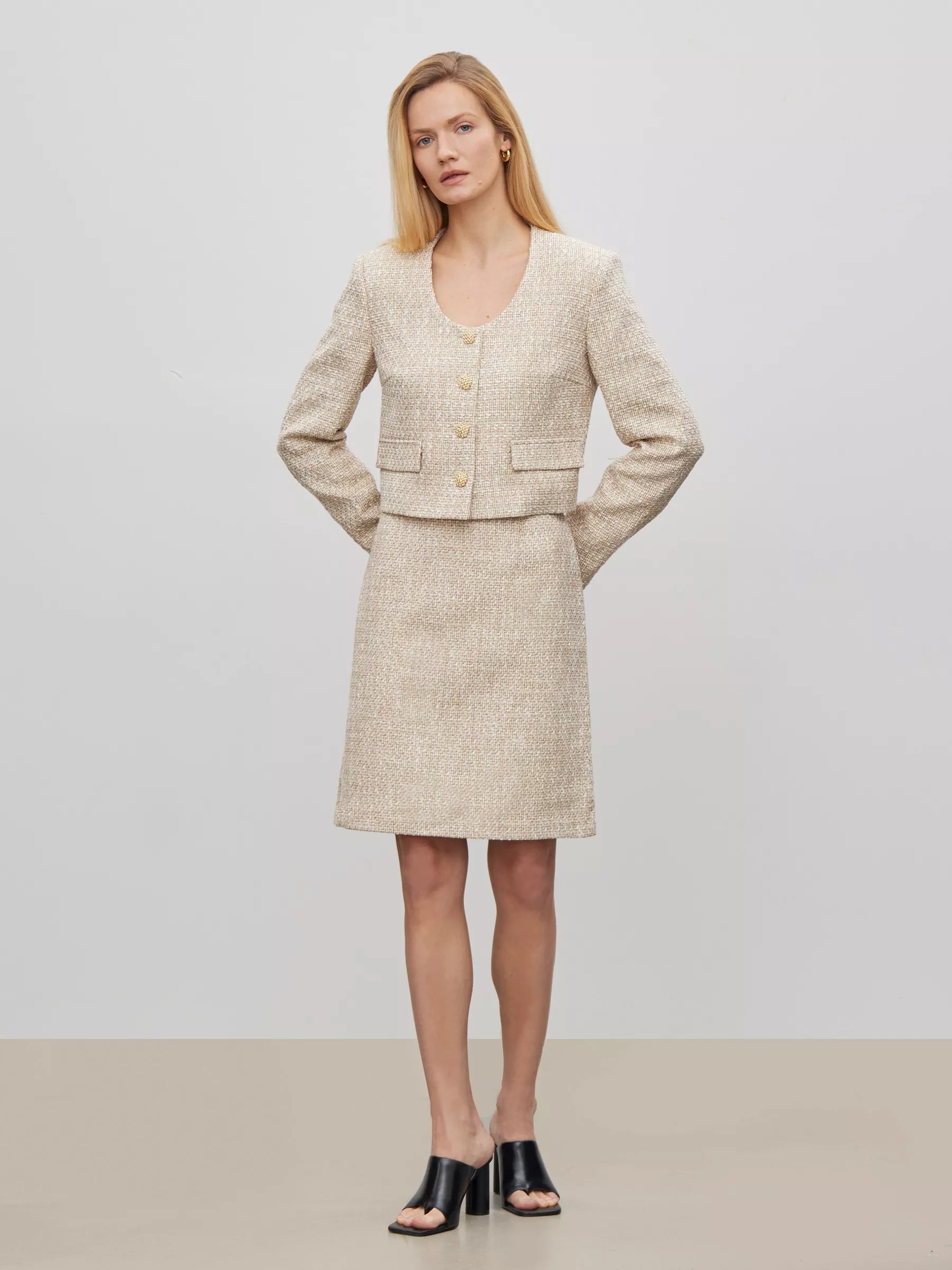 Юбка S1057/biscuit