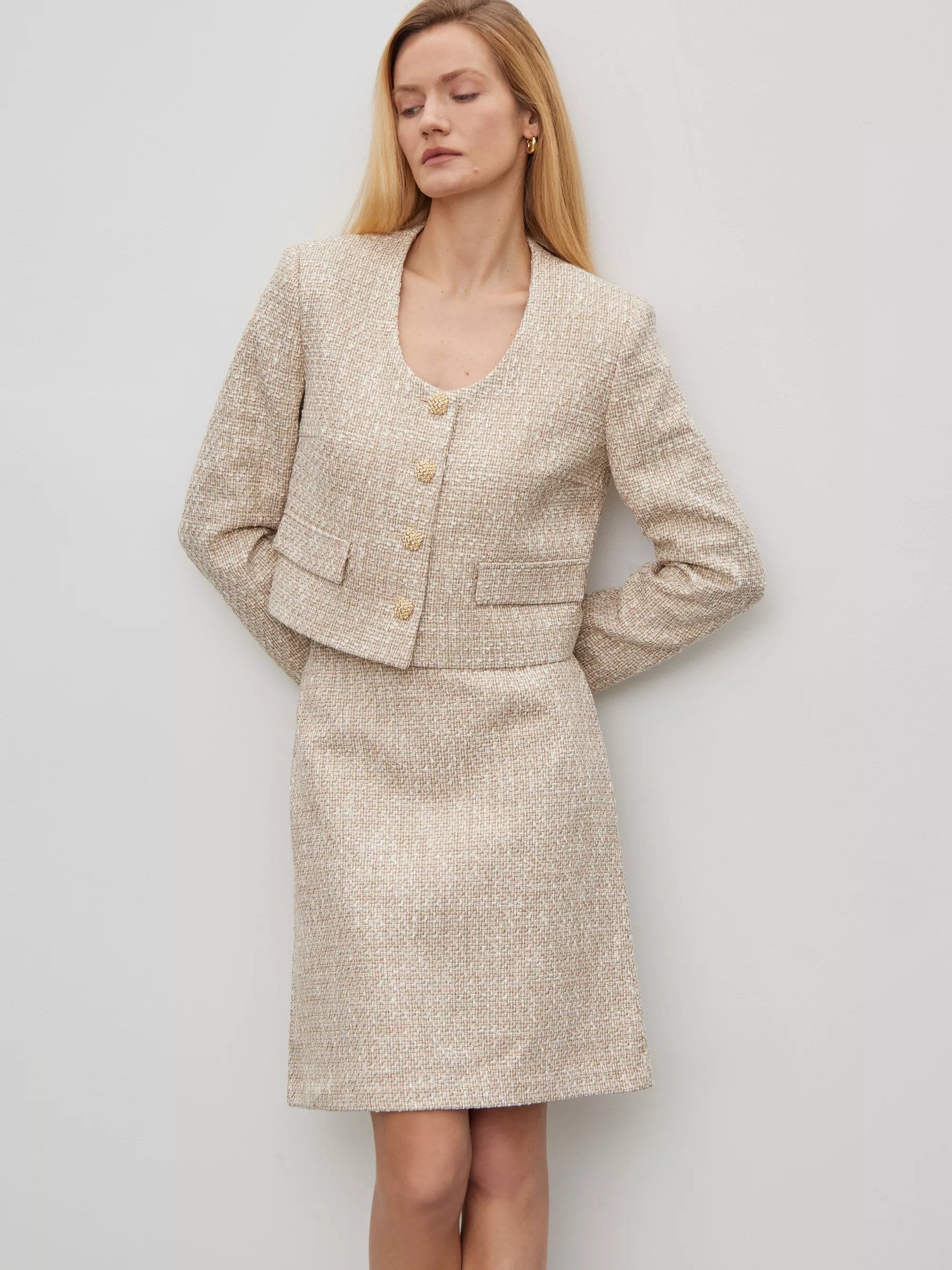 Юбка S1057/biscuit